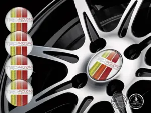 Toyota TRD Silicone Sticker Edition Premium Rim Decals